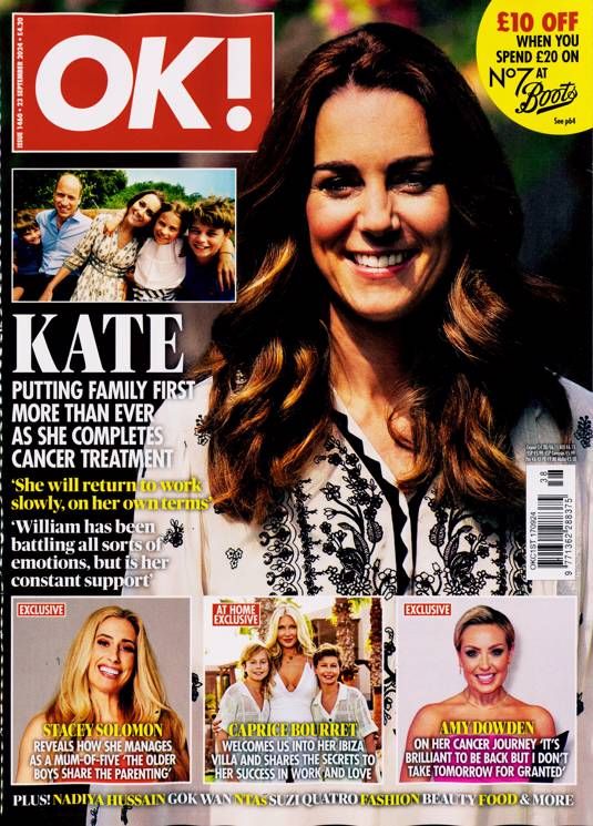 OK! magazine - Kate Middleton cover (23 September 2024 - Issue 1460)