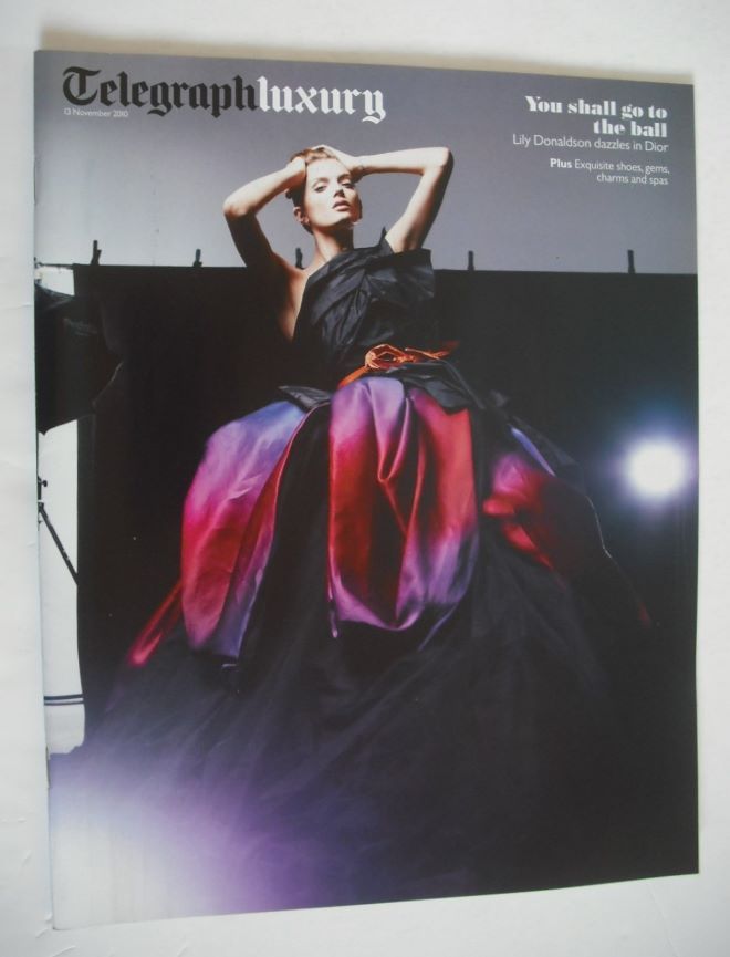 Telegraph Luxury magazine - 13 November 2010 - Lily Donaldson cover