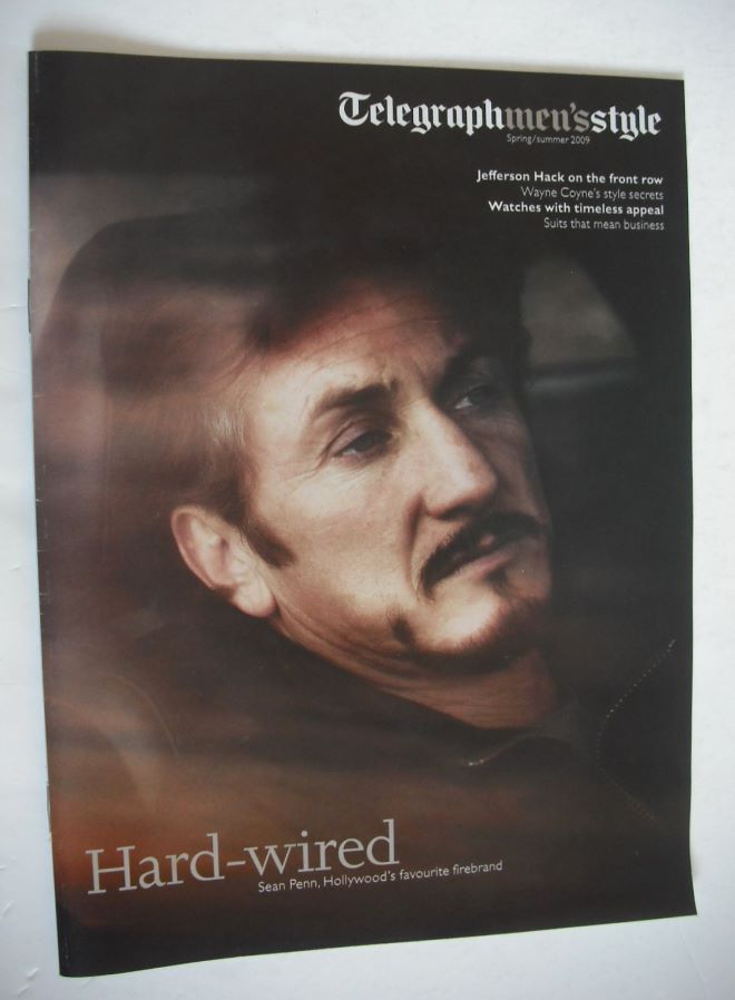 Telegraph Men's Style magazine - Sean Penn cover (Spring/Summer 2009)