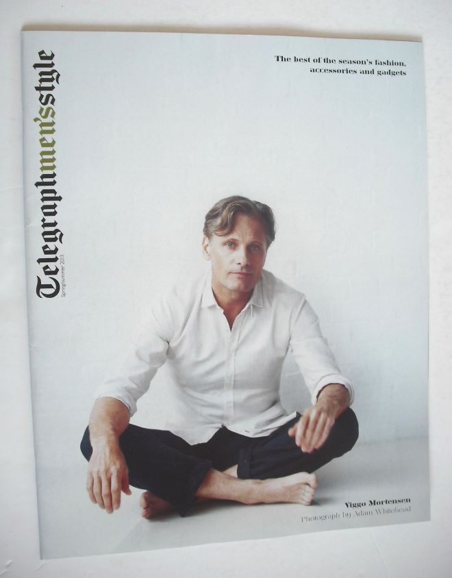 Telegraph Men's Style magazine - Viggo Mortensen cover (Spring/Summer 2013)