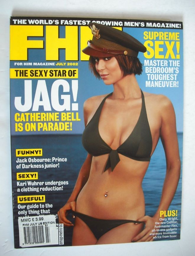 FHM magazine - Catherine Bell cover (July 2002 - US Edition)