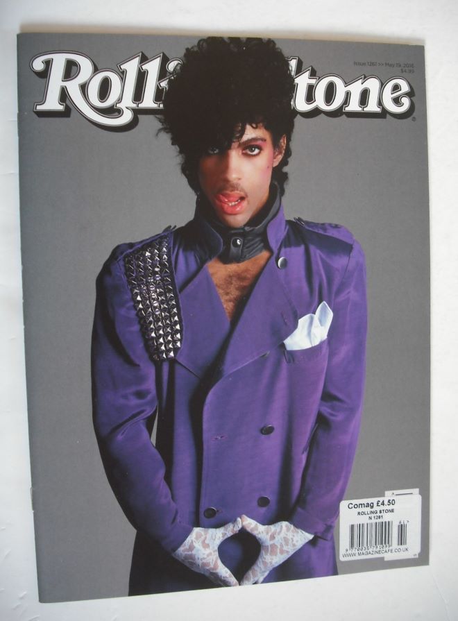 Rolling Stone magazine - Prince cover (19 May 2016)