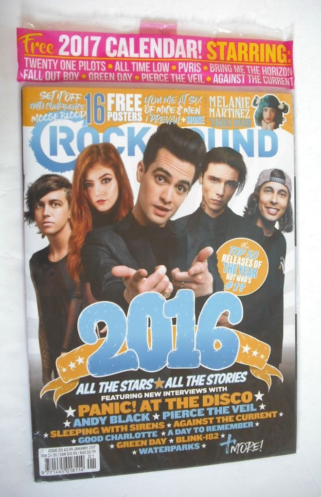 Rock Sound magazine - All The Stars, All The Stories cover (January 2017)