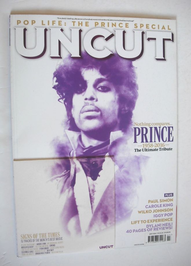Uncut magazine - Prince cover (July 2016)