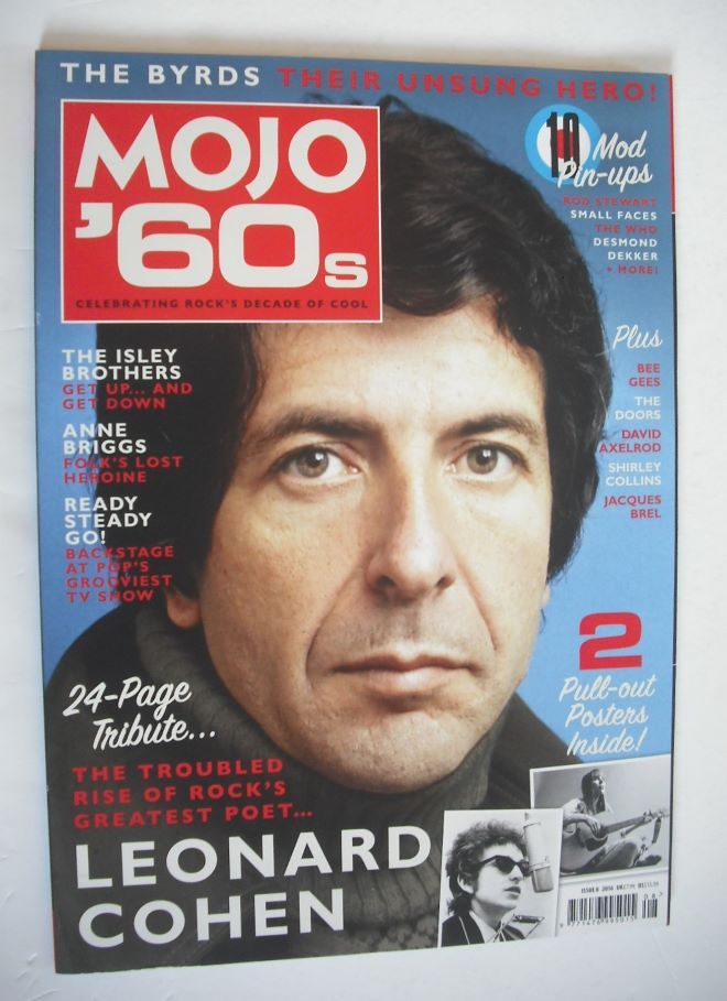 MOJO '60s magazine - Leonard Cohen cover (Issue 8 - 2016)