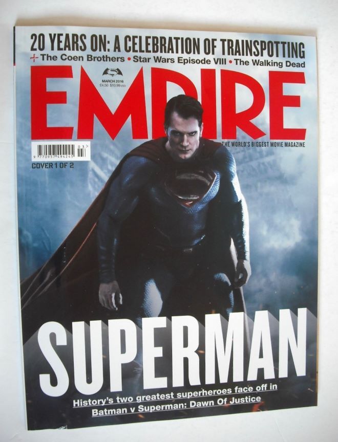 Empire magazine - Superman cover (March 2016)