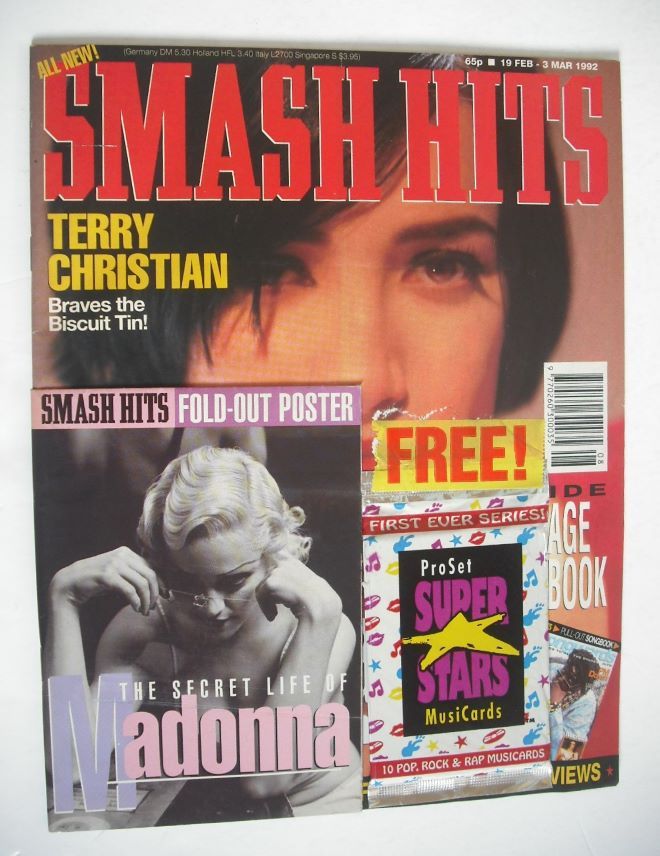Smash Hits magazine - Martika cover (19 February - 3 March 1992)