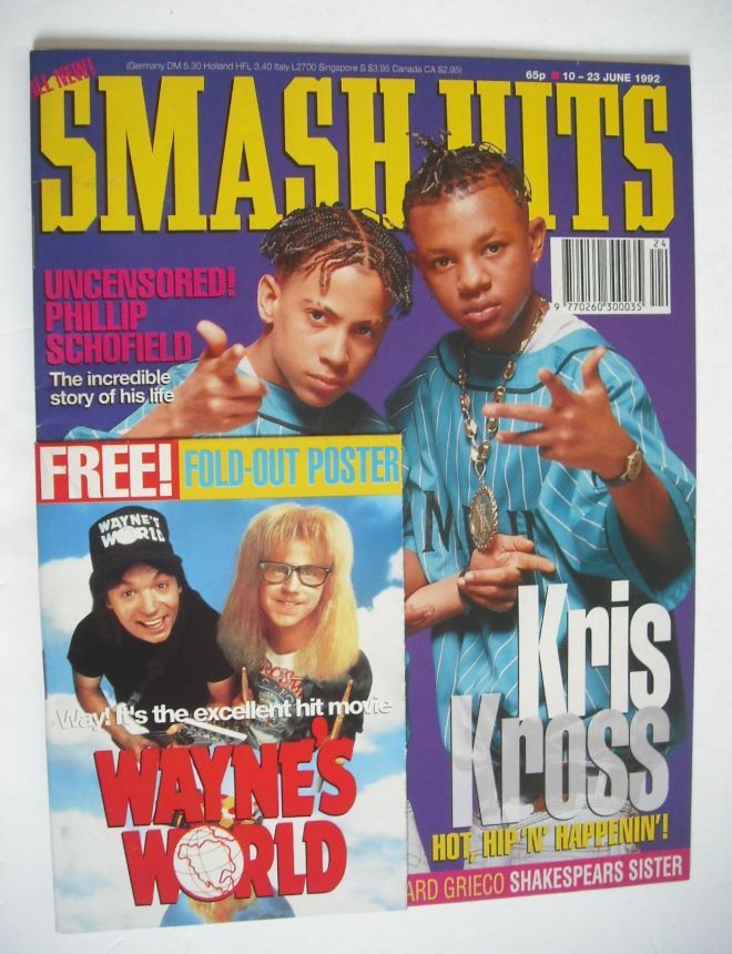 Smash Hits magazine - Kris Kross cover (10-23 June 1992)