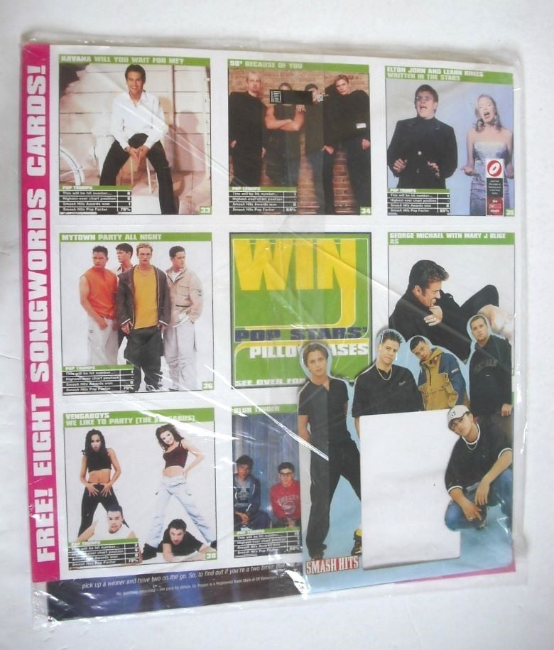 Smash Hits magazine - Robbie Williams cover (24 February 1999)