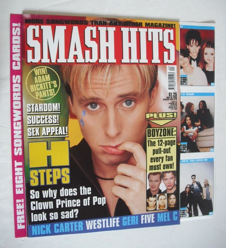 Smash Hits magazine - H (Steps) cover (19 May 1999)