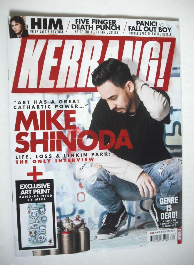 Kerrang magazine - Mike Shinoda cover (24 March 2018 - Issue 1714)