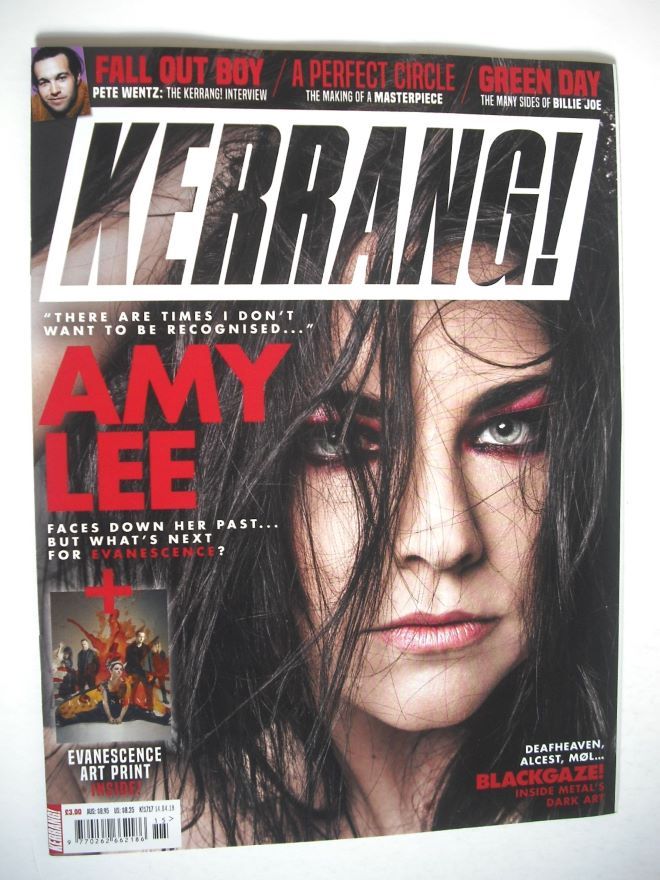 Kerrang magazine - Amy Lee cover (14 April 2018 - Issue 1717)