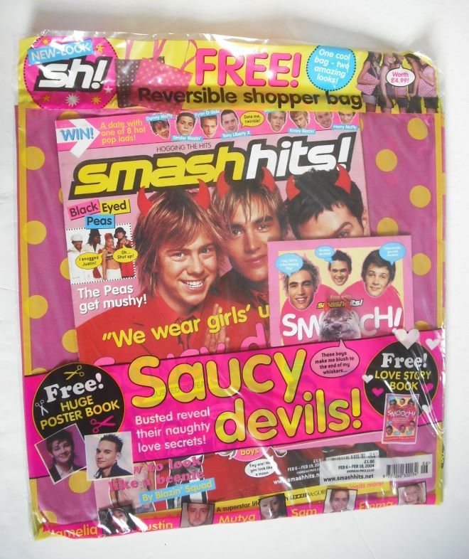 <!--2004-02-06-->Smash Hits magazine - Busted cover (6-19 February 2004)