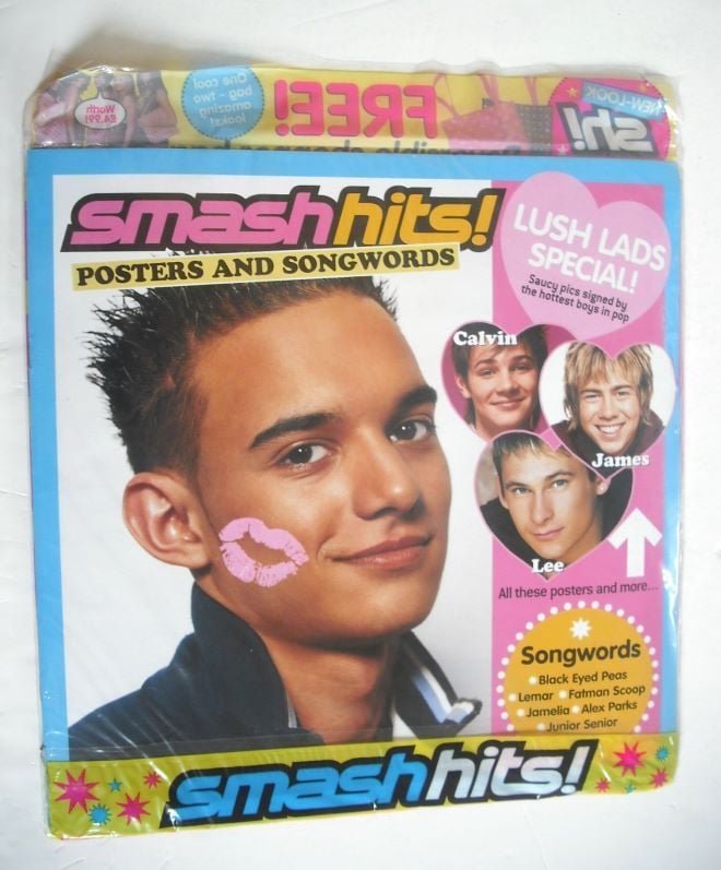 Smash Hits magazine - Busted cover (6-19 February 2004)