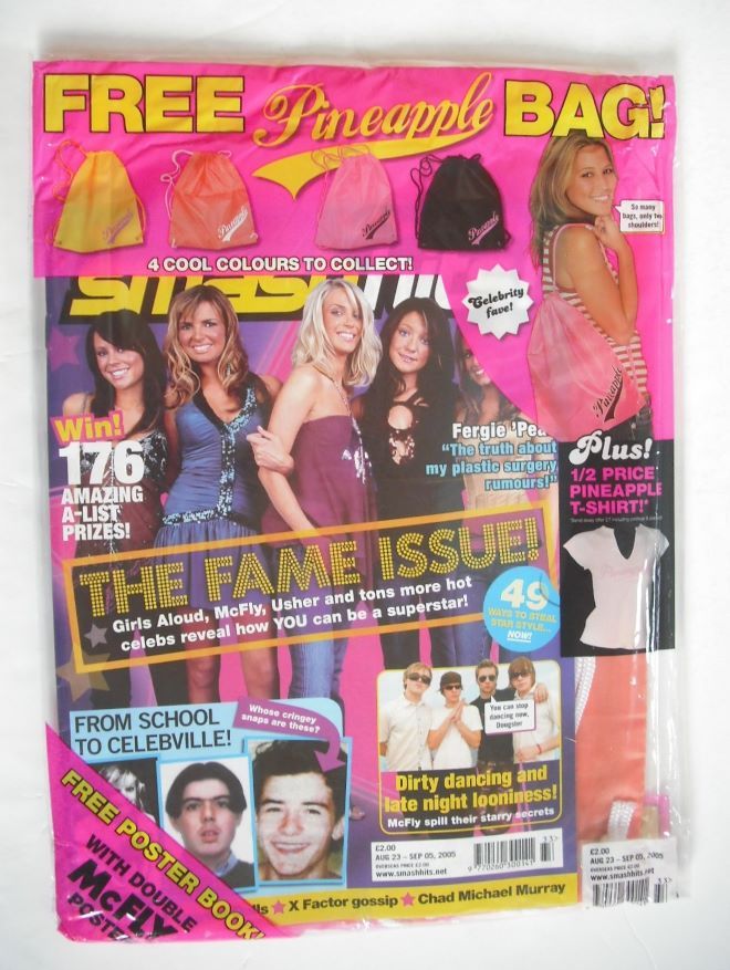 Smash Hits magazine - Girls Aloud cover (23 August - 5 September 2005) #1