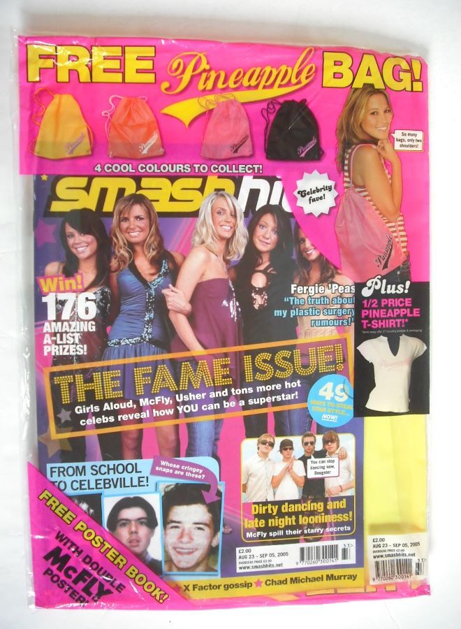 Smash Hits magazine - Girls Aloud cover (23 August - 5 September 2005) #2