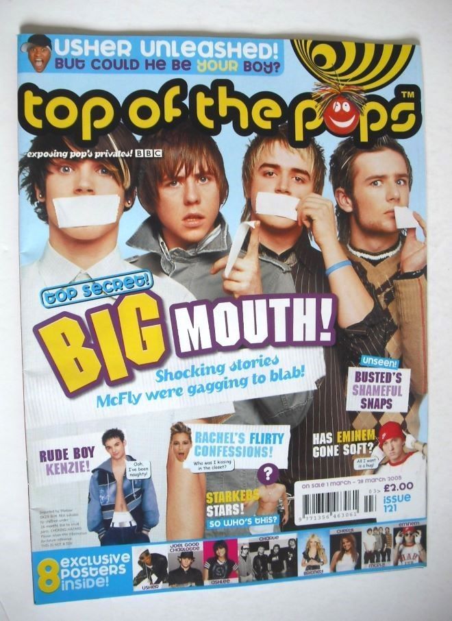 Top Of The Pops magazine - McFly cover (1-28 March 2005)