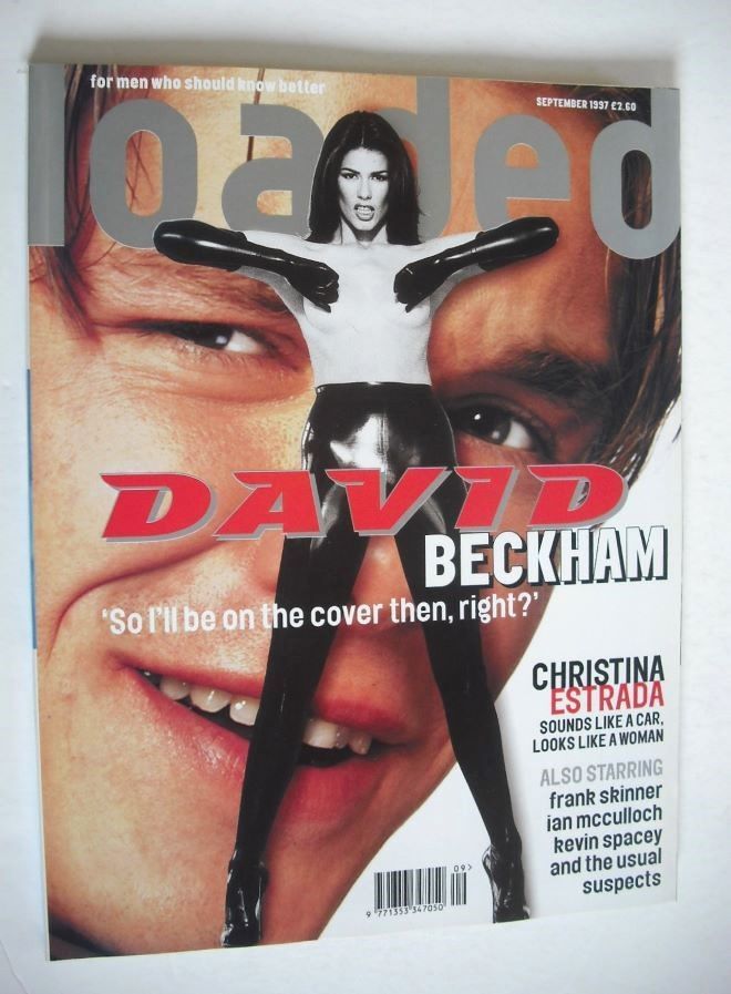 <!--1997-09-->Loaded magazine - David Beckham / Christina Estrada cover (Se