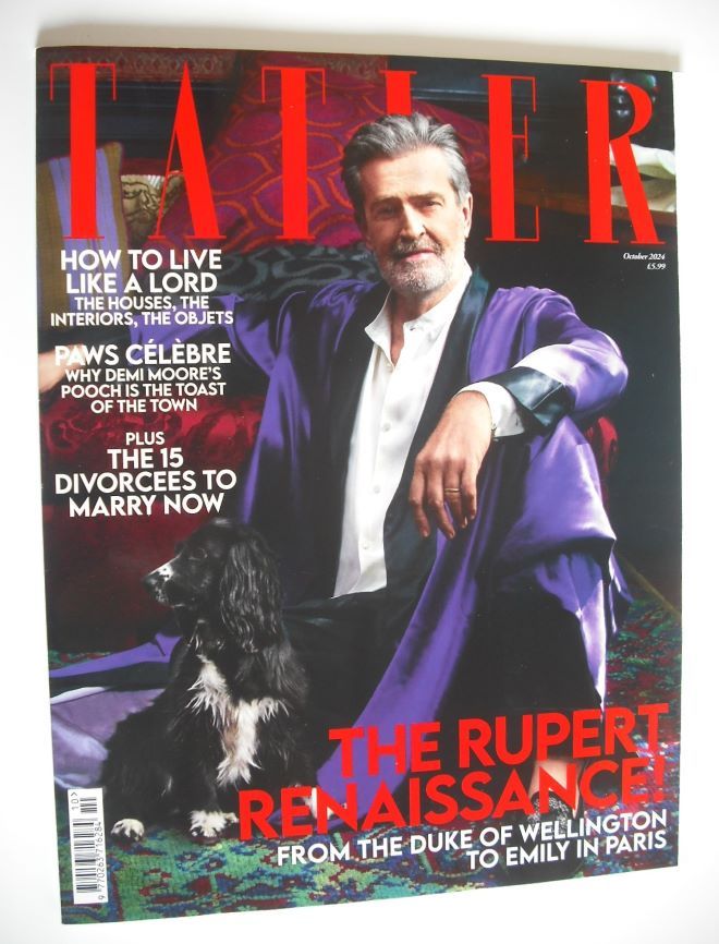 Tatler magazine - October 2024 - Rupert Everett cover