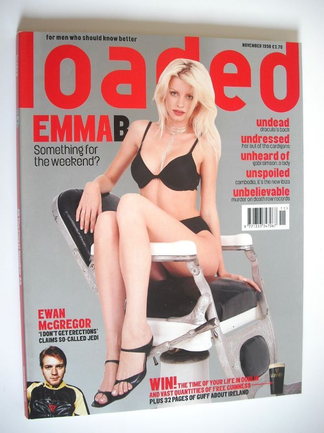 Loaded magazine - Emma B cover (November 1998)