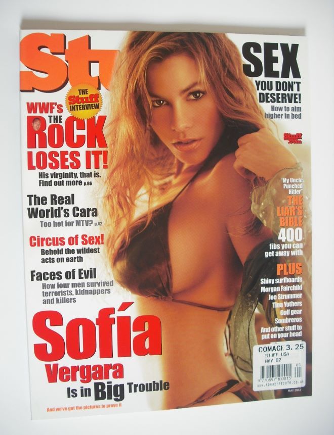 Stuff magazine - Sofia Vergara cover (May 2002 - US Edition)