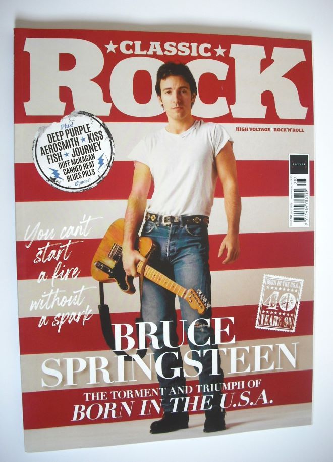 Classic Rock magazine - August 2024 - Bruce Springsteen cover (Issue 330)