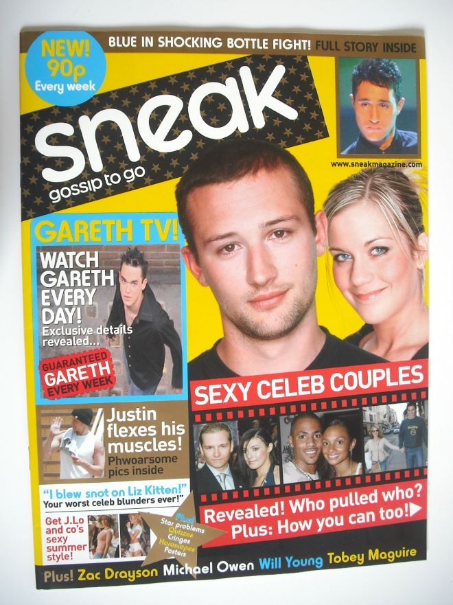 Sneak magazine - Sexy Celeb Couples cover (June 2002)