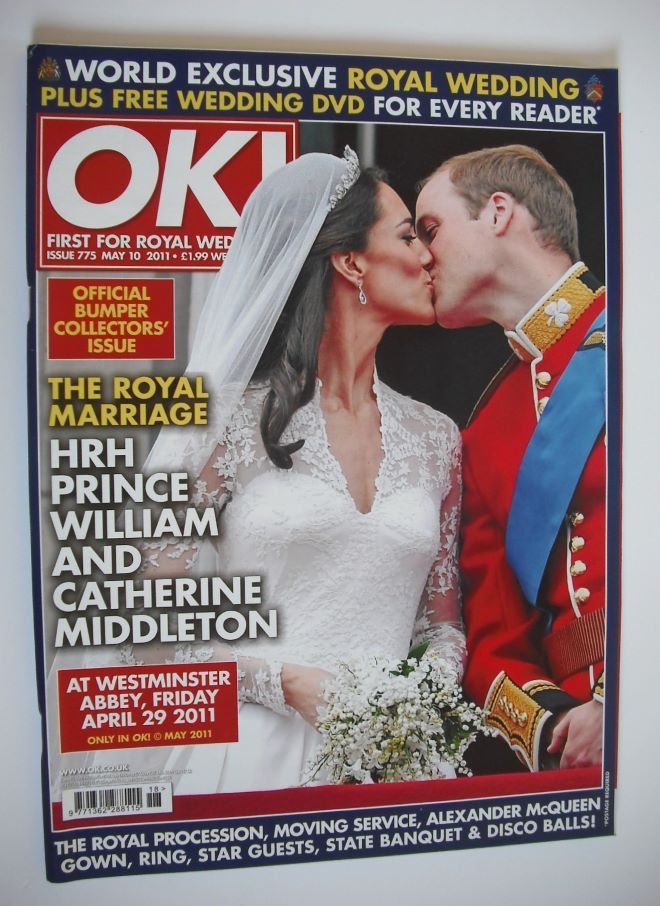 OK! magazine - Prince William and Kate Middleton wedding cover (10 May 2011 - Issue 775)