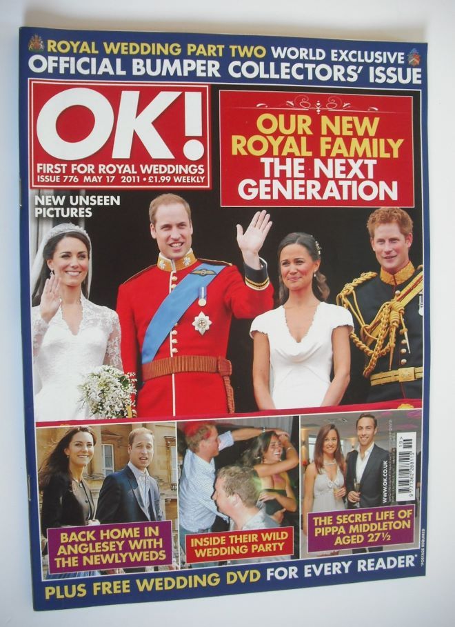 OK! magazine - Prince William and Kate Middleton Wedding cover Part 2 (17 May 2011 - Issue 776)
