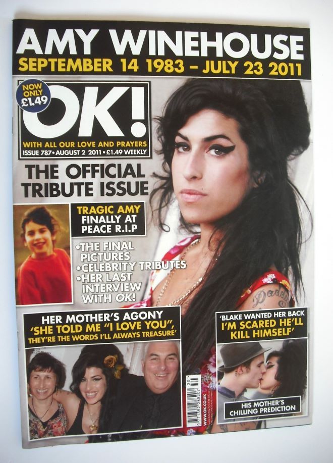 OK! magazine - Amy Winehouse cover (2 August 2011 - Issue 787)