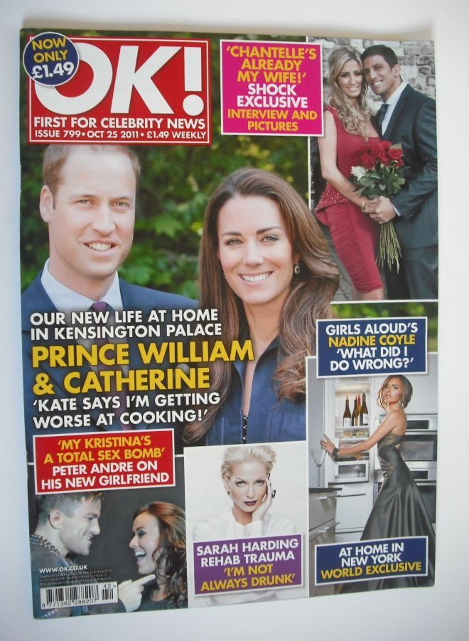 OK! magazine - Prince William and Kate Middleton cover (25 October 2011 - Issue 799)