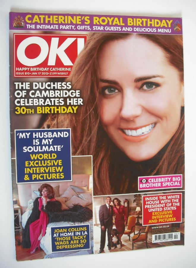 OK! magazine - Kate Middleton cover (17 January 2012 - Issue 810)