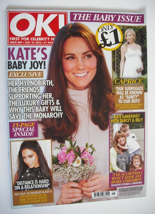 OK! magazine - Kate Middleton cover (16 July 2013 - Issue 887)