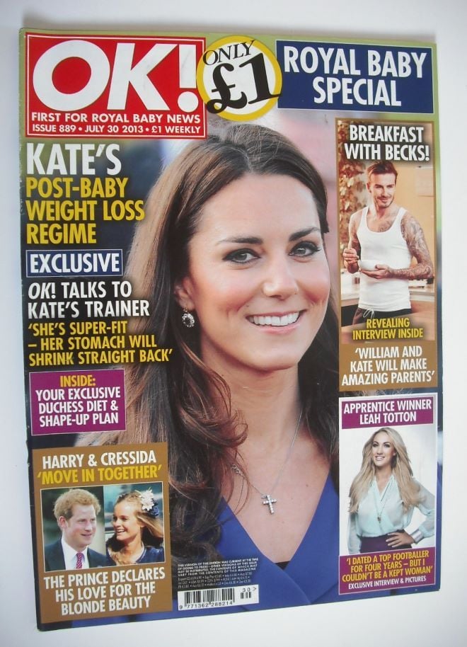 OK! magazine - Kate Middleton cover (30 July 2013 - Issue 889)