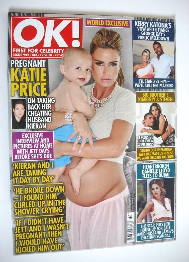 OK! magazine - Katie Price cover (12 August 2014 - Issue 942)