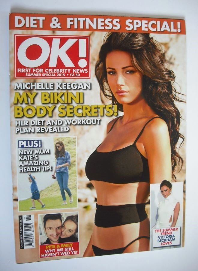 <!--2015-08-01-->OK! Diet & Fitness Special magazine - Michelle Keegan cove