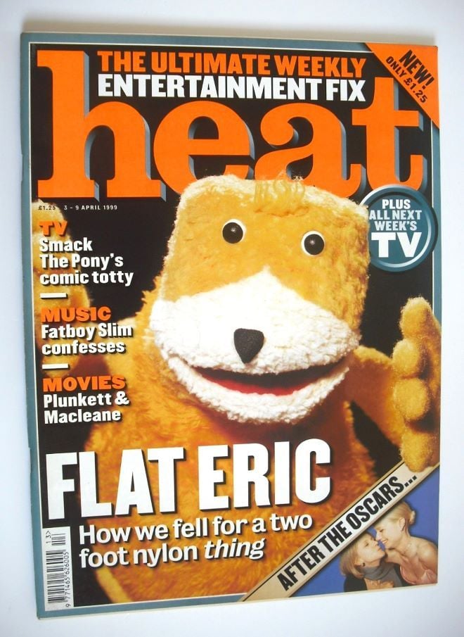 Heat magazine - Flat Eric cover (3-9 April 1999)