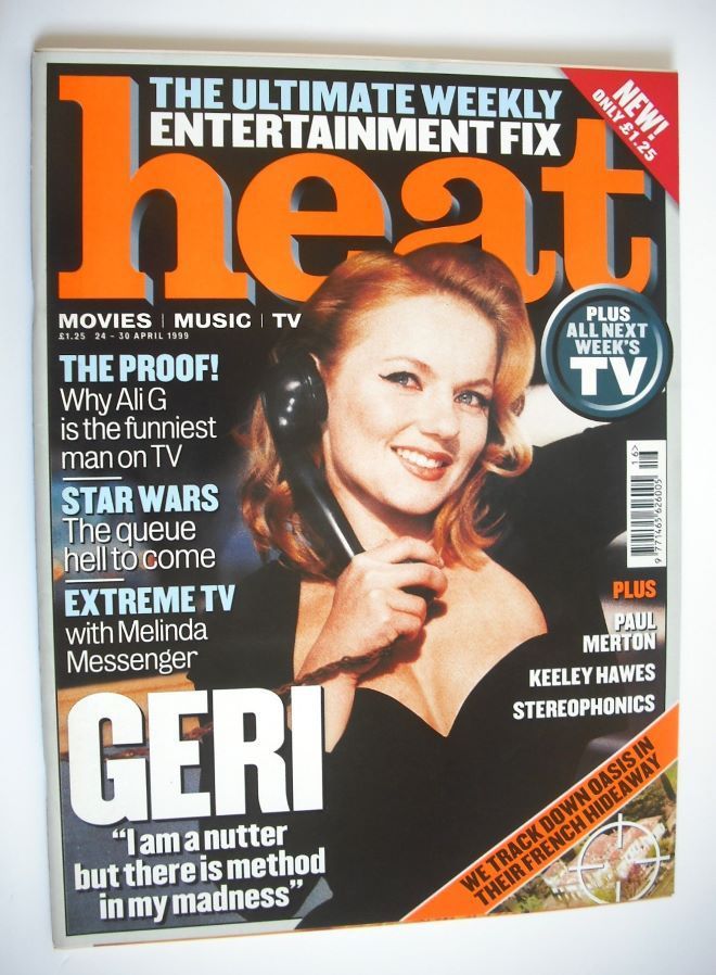 <!--1999-04-24-->Heat magazine - Geri Halliwell cover (24-30 April 1999 - I