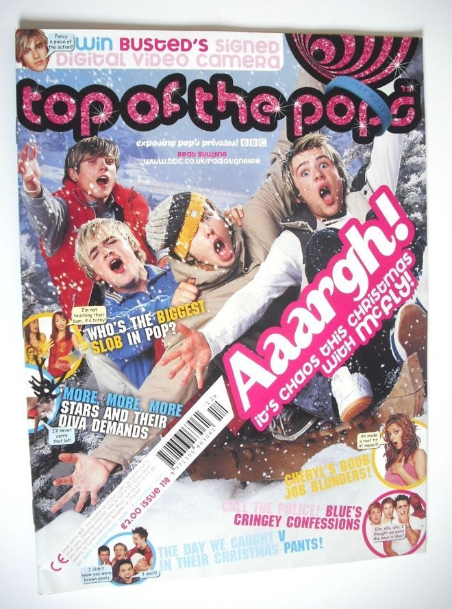 Top Of The Pops magazine - McFly cover (7 December 2004 - 3 January 2005)