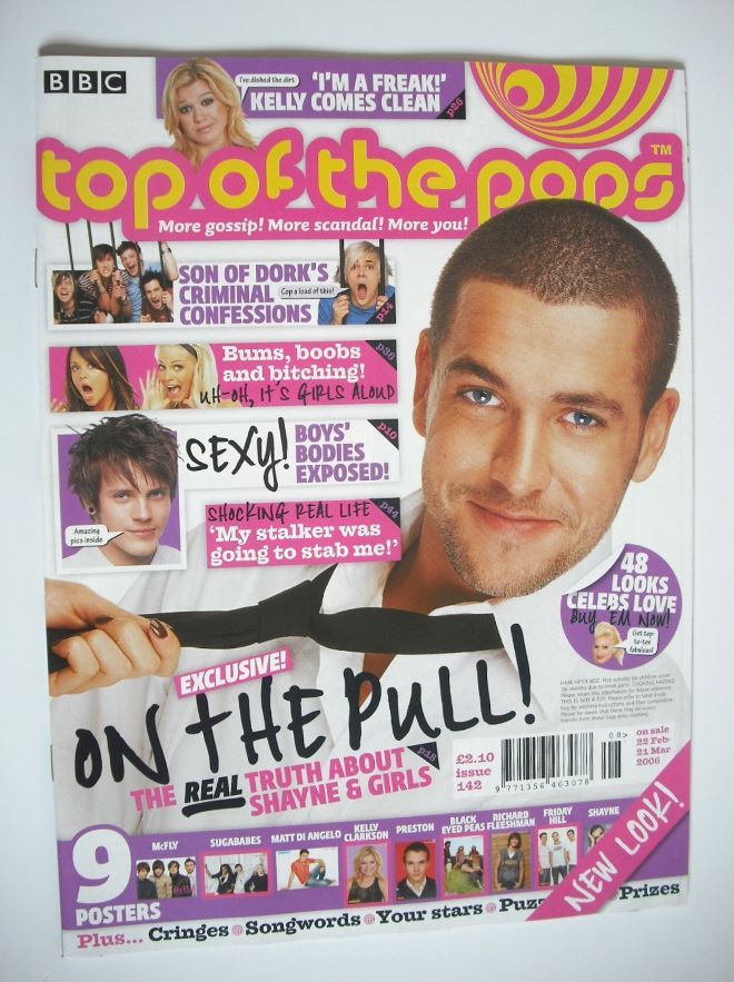Top Of The Pops magazine - Shayne Ward cover (22 February 2006 - 21 March 2006)
