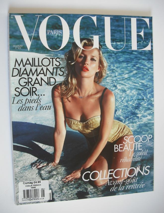 French Paris Vogue magazine - June/July 2010 - Kate Moss cover