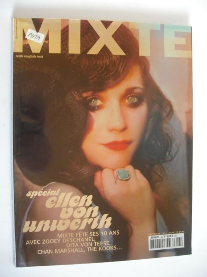MIXTE magazine - December 2006/January 2007 - Zooey Deschanel cover