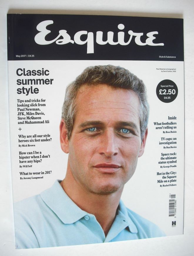 Esquire magazine - Steve McQueen cover (May 2017)