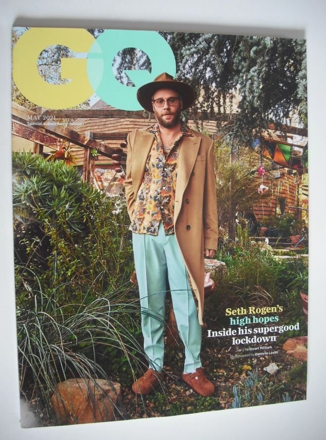 British GQ magazine - May 2021 - Seth Rogen cover (Special Subscribers' Edition)