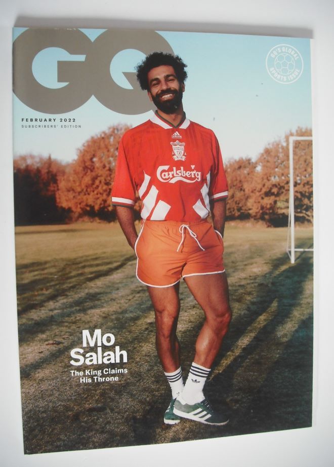 British GQ magazine - February 2022 - Mo Salah cover (Subscribers' Issue)