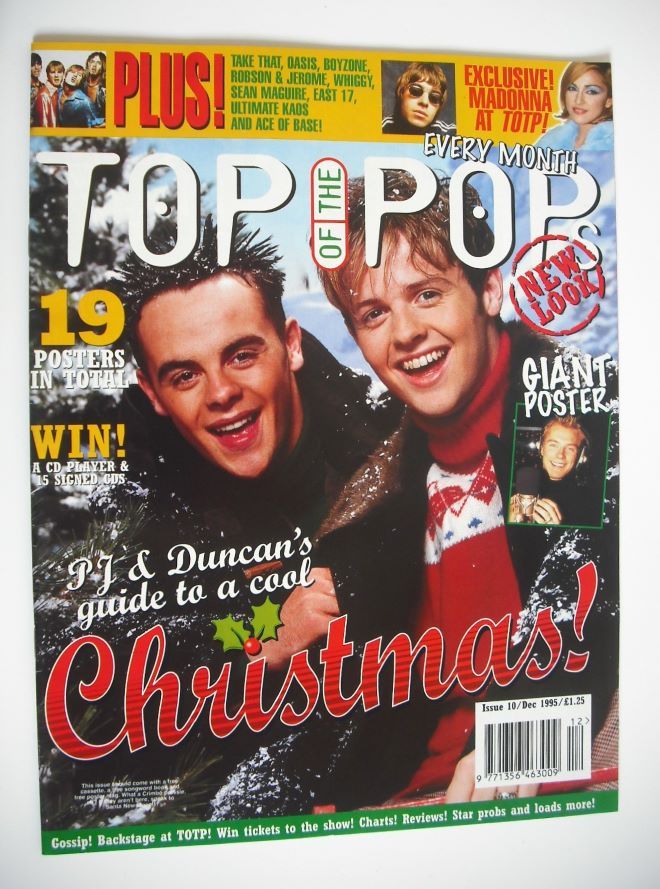 Top Of The Pops magazine - PJ & Duncan cover (December 1995)