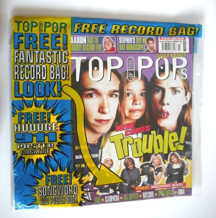 Top Of The Pops magazine - Hanson cover (March 1998)