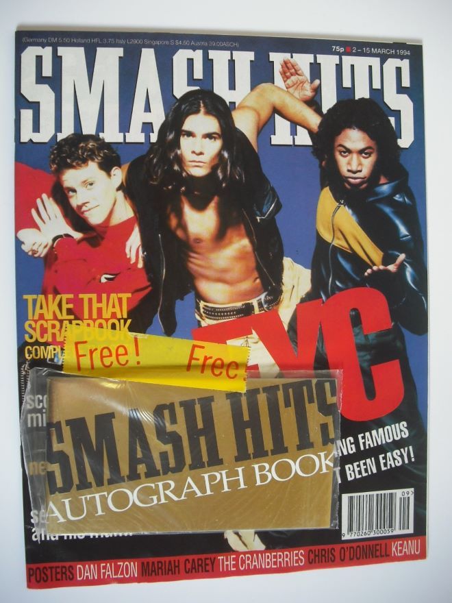 Smash Hits magazine - EYC cover (2-15 March 1994)