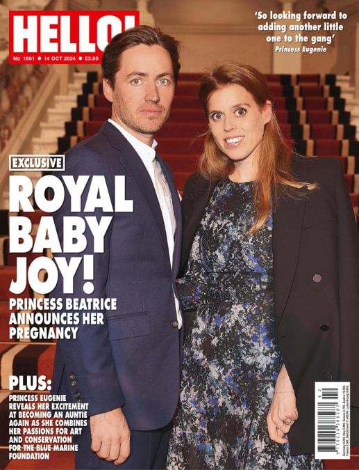 Hello! magazine - Princess Beatrice cover (14 October 2024 - Issue 1861)