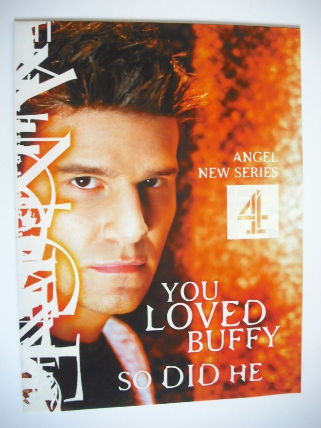 Angel TV advertisement poster - David Boreanaz cover